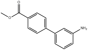 4'-AMINO-BIPHENYL-3-CARBOXYLIC ACID METHYL ESTER Structure