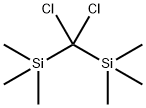 ジクロロビス(トリメチルシリル)メタン 化学構造式