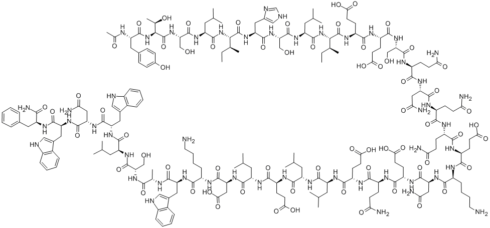 エンフビルチド (T-20) 化学構造式