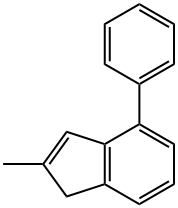 2-METHYL-4-PHENYLINDENE Struktur