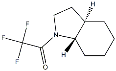 1H-Indole, octahydro-1-(trifluoroacetyl)-, trans-(+)- (9CI) 结构式
