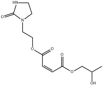 Maleic acid 1-(2-hydroxypropyl)4-[2-(2-oxo-1-imidazolidinyl)ethyl] ester|