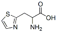 rac-(R*)-3-(チアゾール-2-イル)-2-アミノプロパン酸 化学構造式