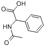 N-乙酰-DL-苯基甘氨酸,15962-46-6,结构式