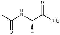N-乙酰-L-丙氨酰胺 结构式