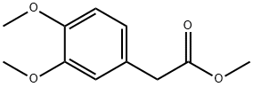 3,4-ジメトキシベンゼン酢酸メチル 化学構造式