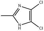 4,5-ジクロロ-2-メチル-1H-イミダゾール 化学構造式