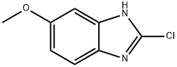 2-クロロ-5-メトキシ-1H-ベンゾイミダゾール 化学構造式