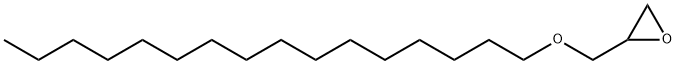 GLYCIDYL HEXADECYL ETHER Structure