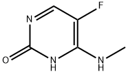 2(1H)-Pyrimidinone, 5-fluoro-4-(methylamino)- (9CI) Struktur