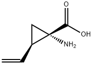 Cyclopropanecarboxylic acid, 1-amino-2-ethenyl-, (1S-cis)- (9CI) Structure