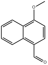 4-Methoxy-1-naphthaldehyde Struktur