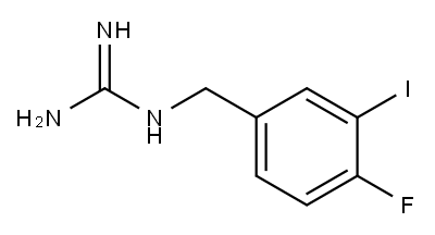 (4-fluoro-3-iodobenzyl)guanidine Structure