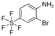 2-BroMo-4-(pentafluorothio)aniline, 97% 化学構造式