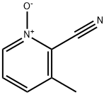 2-Pyridinecarbonitrile,3-methyl-,1-oxide(9CI) Struktur