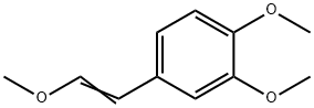 Benzene, 1,2-diMethoxy-4-(2-Methoxyethenyl)- Structure