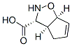 2H-Cyclopent[d]isoxazole-3-carboxylicacid,3,3a,4,6a-tetrahydro-,(3alpha,3aalpha,6aalpha)-(9CI) Struktur