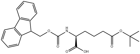 (S)-2-芴甲氧羰基氨基己二酸 6-叔丁酯,159751-47-0,结构式
