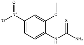 1-(2-メトキシ-5-ニトロフェニル)-2-チオ尿素 化学構造式