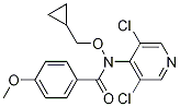 3-CyclopropylMethoxy-N-(3,5-dichloropyrid-4-yl)-4-MethoxybenzaMide Struktur