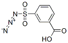 3-azidosulfonylbenzoic acid Struktur
