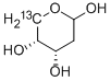 2-DEOXY-D-[5-13C]ERYTHRO-PENTOSE Struktur