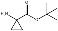 Cyclopropanecarboxylic acid, 1-aMino-, 1,1-diMethylethyl ester Structure