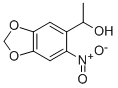1-(4,5-METHYLENEDIOXY-2-NITROPHENOL)ETHAN-2-OL Struktur