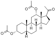 3-ALPHA,12-ALPHA-DIACETOXYPREGNAN-20-ONE Structure