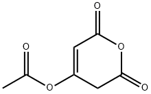 ACETIC ACID 2,6-DIOXO-3,6-DIHYDRO-2H-PYRAN-4-YL ESTER Struktur
