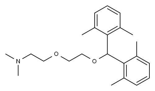 Xyloxemine|2-[2-[双(2,6-二甲基苯基)甲氧基]乙氧基]-N,N-二甲基乙胺