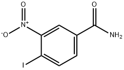 4-ヨード-3-ニトロベンズアミド 化学構造式