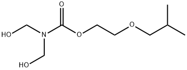 Bis(hydroxymethyl)carbamic acid 2-(isobutoxy)ethyl ester Structure