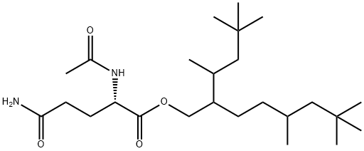 アセチルグルタミンイソステアリル 化学構造式