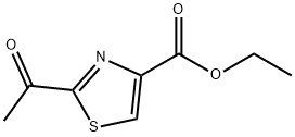 2-乙酰基噻唑-4-甲酸乙酯, 160060-21-9, 结构式