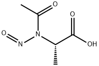 L-Alanine, N-acetyl-N-nitroso- (9CI) Structure