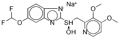 (R)-(+)-パントプラゾールナトリウム塩 化学構造式