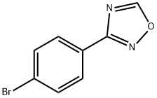 3-(4-ブロモフェニル)-1,2,4-オキサジアゾール 化学構造式