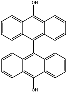 9,9'-Bi[anthracen-10-ol] Structure