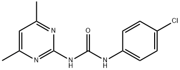 1-(4,6-Dimethylpyrimidine-2-yl)-3-(4-chlorophenyl)urea Structure