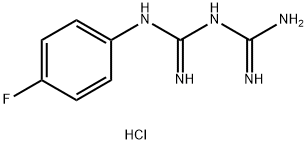 1-(4-氟苯基)双胍盐酸盐,16018-83-0,结构式