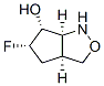 1H-Cyclopent[c]isoxazol-6-ol,5-fluorohexahydro-,[3aS-(3aalpha,5alpha,6alpha,6aalpha)]- Structure