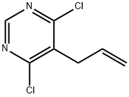 5-アリル-4,6-ジクロロピリミジン 化学構造式