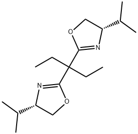 (4S,4′S)-(-)-2,2′-(3-戊烯基)双(4-异丙基噁唑啉) 结构式