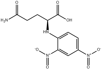 N2-(2,4-ジニトロフェニル)-L-グルタミン 化学構造式