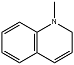 1-メチル-1,2-ジヒドロキノリン 化学構造式