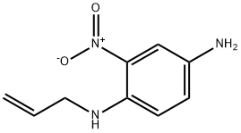 N-(4-Amino-2-nitrophenyl)allylamine, 2-Nitro-N1-(prop-2-en-1-yl)benzene-1,4-diamine Structure