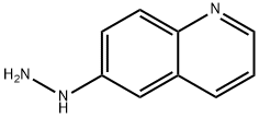 6-肼基喹啉, 16023-69-1, 结构式