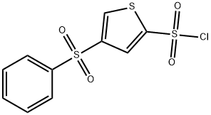 4-(BENZENESULFONYL)THIOPHENE-2-SULFONYL CHLORIDE Structure