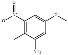 2-AMINO-4-METHOXY-6-NITROTOLUENE Structure